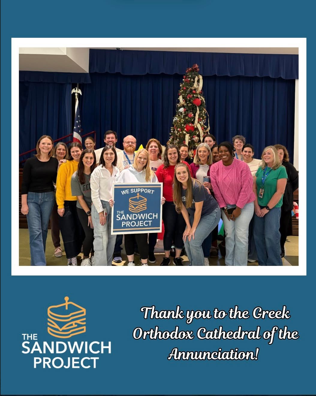The community at the Greek Orthodox Cathedral of the Annunciation made 550 sandwiches to support neighbors in need. This is what it looks like when a group comes together to serve. Interested in hosting your own sandwich-making event? 💛

@atlgoc