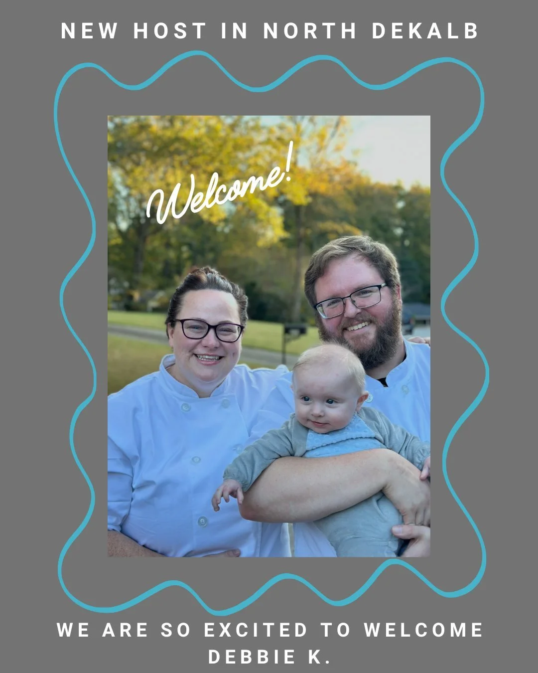 Welcome Debbie K. to the Sandwich Project family! 💛
Now hosting in North DeKalb (near Tucker / Northlake).