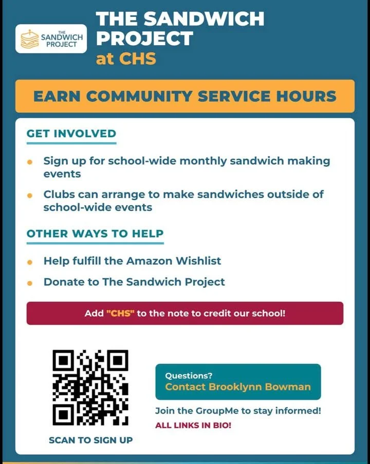 Excited to welcome a new Sandwich Project group at Chamblee High School. Students serving neighbors and earning service hours along the way. 💛 Thank you Brooklyn for leading the charge and starting this new club!