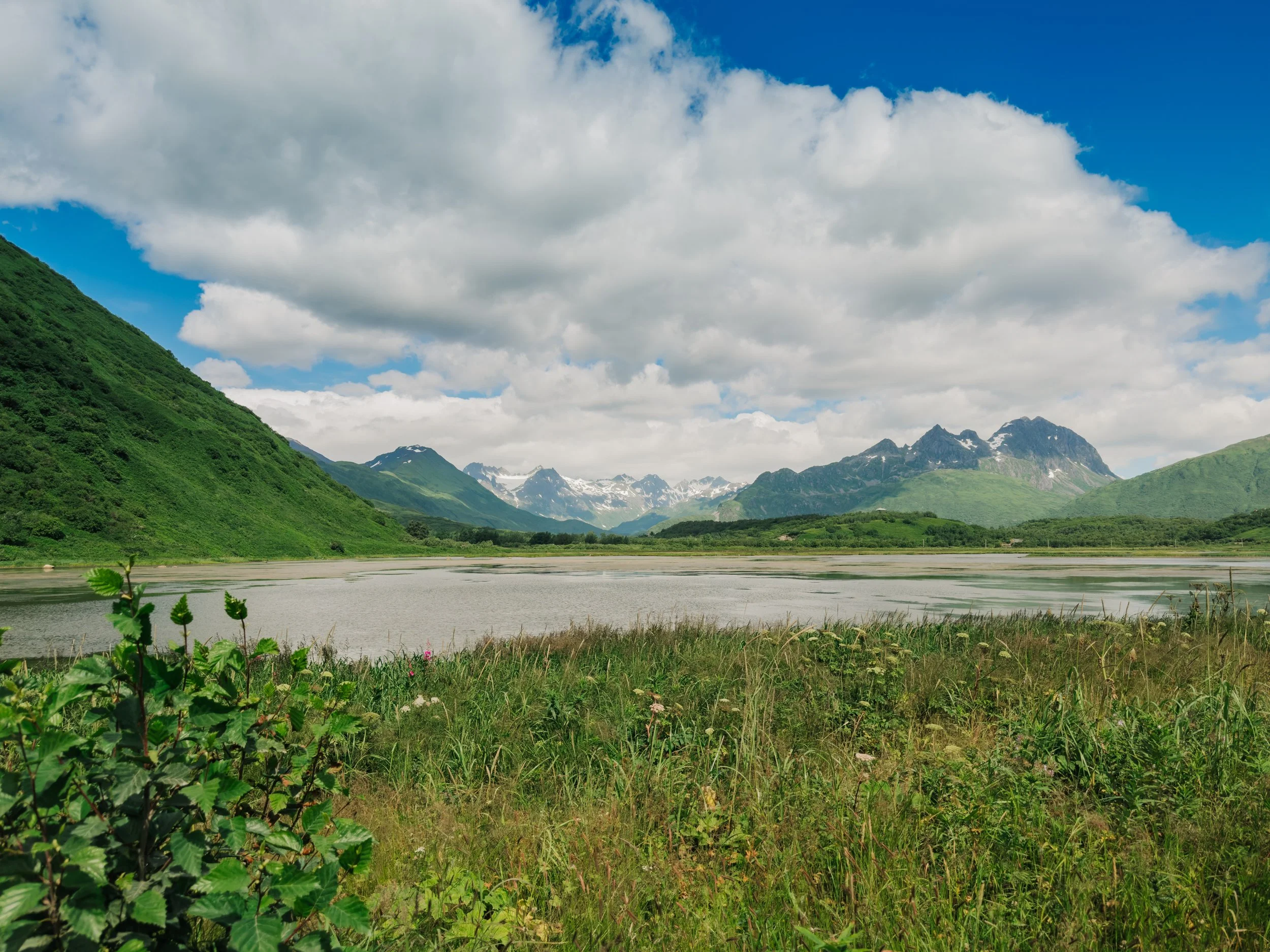 Slough at Old Harbor, Kodiak Island, Alaska