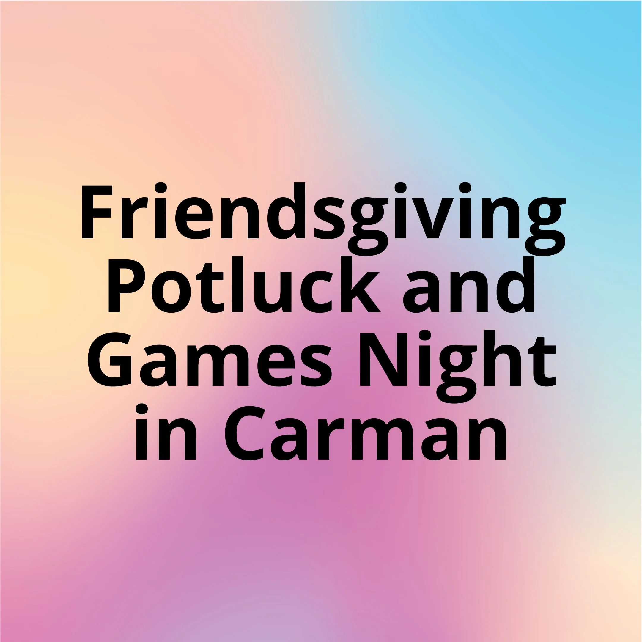 Friendsgiving