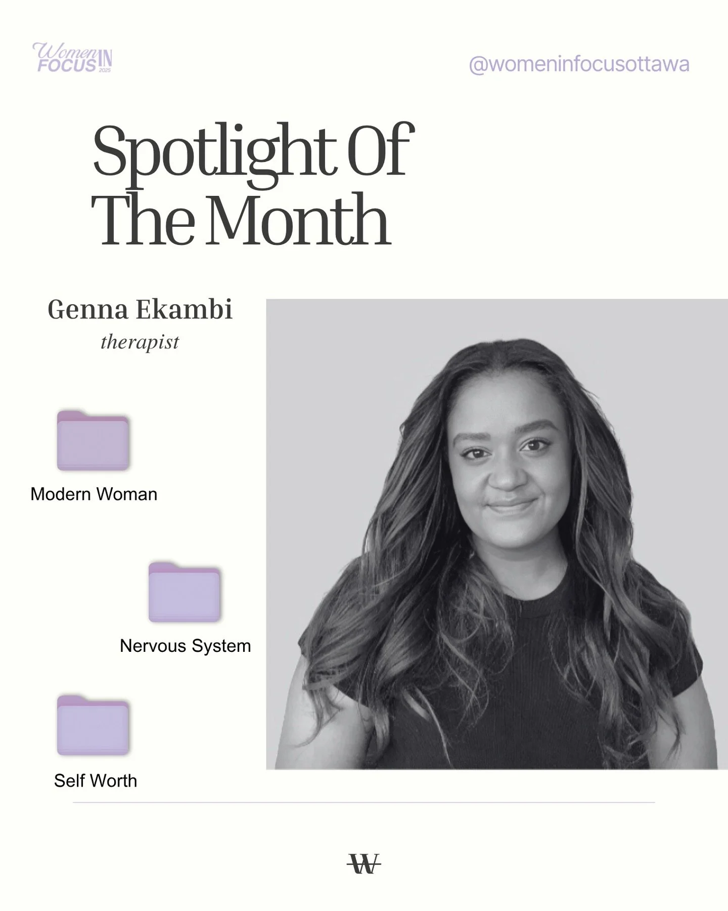For our March spotlight, we&rsquo;re featuring Genna, a therapist who&rsquo;s changing how we understand mental health 🧠

Her work goes beyond talk therapy, bringing in the nervous system, somatic healing, and honest conversations about what women a