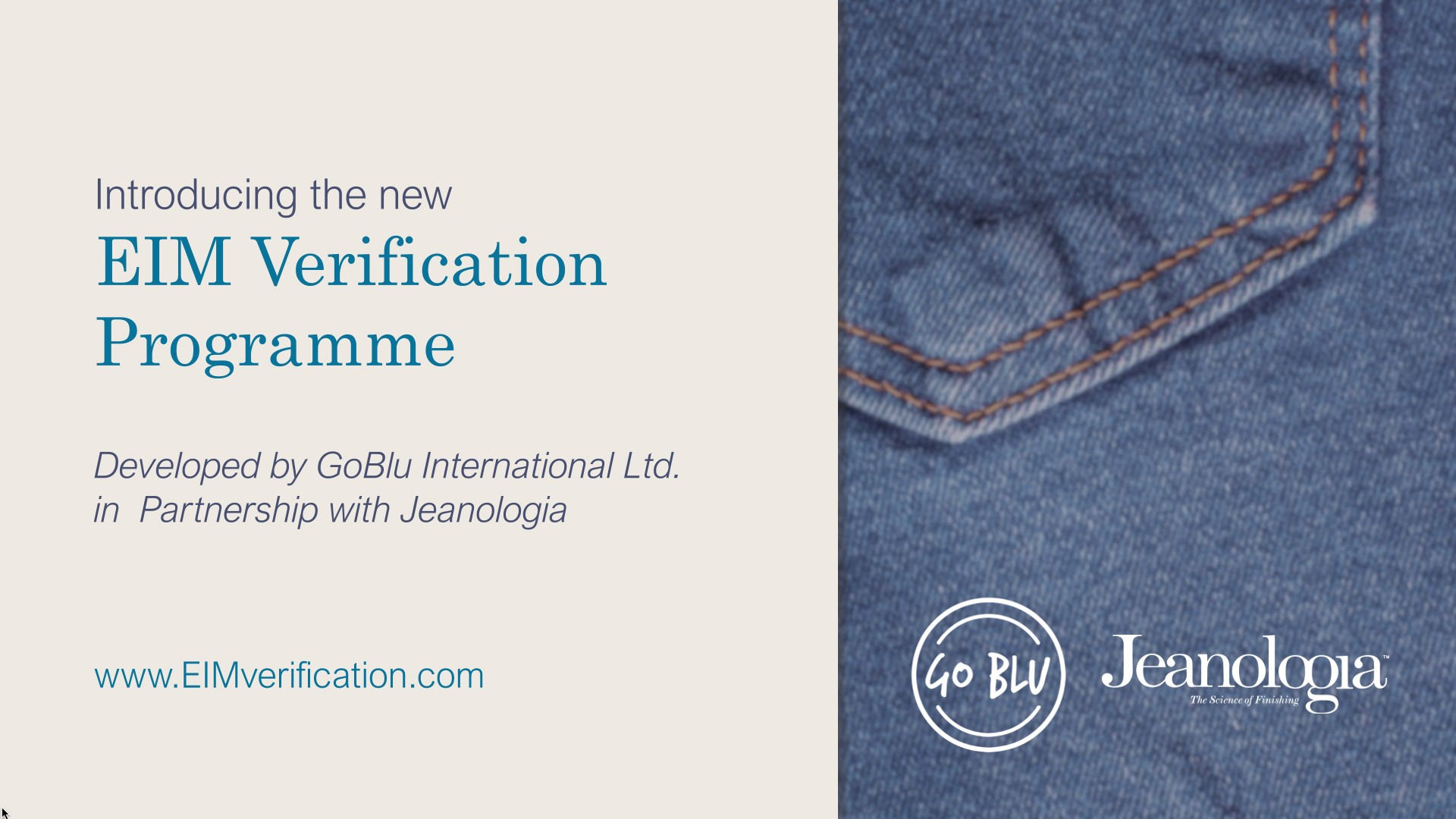 Launch of EIM Verification Programme