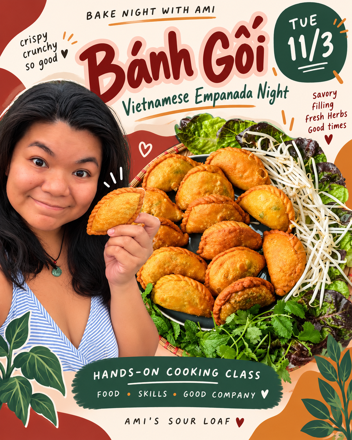 Bánh Gối: Vietnamese Empanada Night