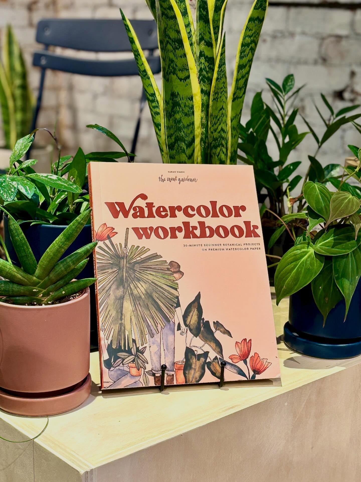Proof that art supplies don&rsquo;t have to be intimidating. ❤️ 

We just stocked a fresh batch of art books&mdash;plant-themed coloring, watercolor workbooks, and how to draw options for you and your little!

Come check them out this weekend @ Studi