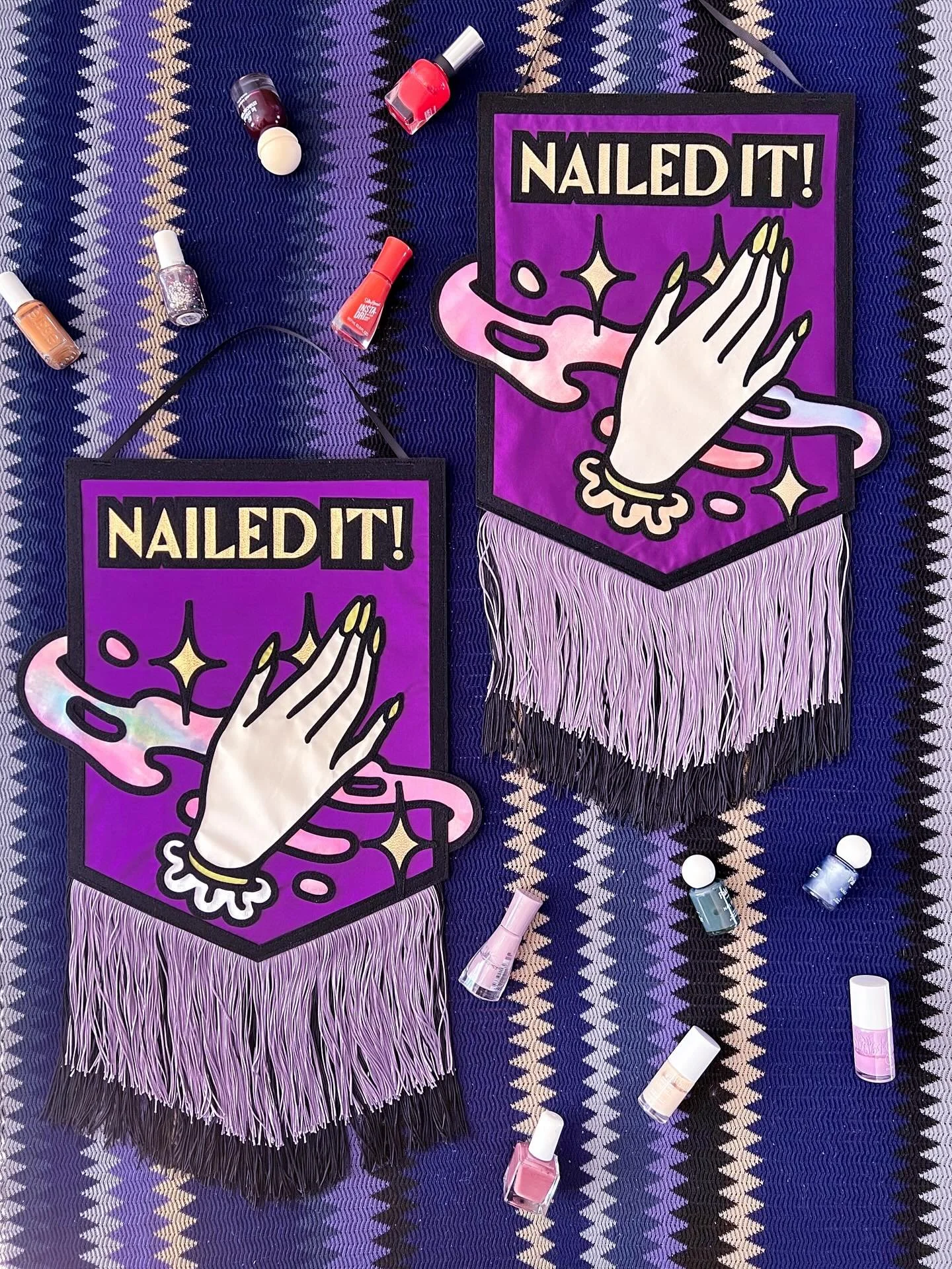 THE MAGIC. Custom for @no.h.nails 

This set was made for my friend and longtime supporter Sara. One of them for a follower giveaway for her brand, and one for her 😈

I love that I got to be a part of her brand and package! She is based out of the B