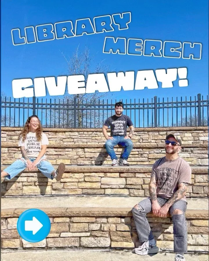 LIBRARY MERCH GIVEAWAY. Shirts, crewnecks, hoodies, totes!

🚨WHAT: 
In celebration of the the new library merchandise, we&rsquo;re having a giveaway! Crewnecks and camo hoodies HAVE LANDED!!!
🥇If you win, you can choose any shirt, crew, tote,✨or✨ho
