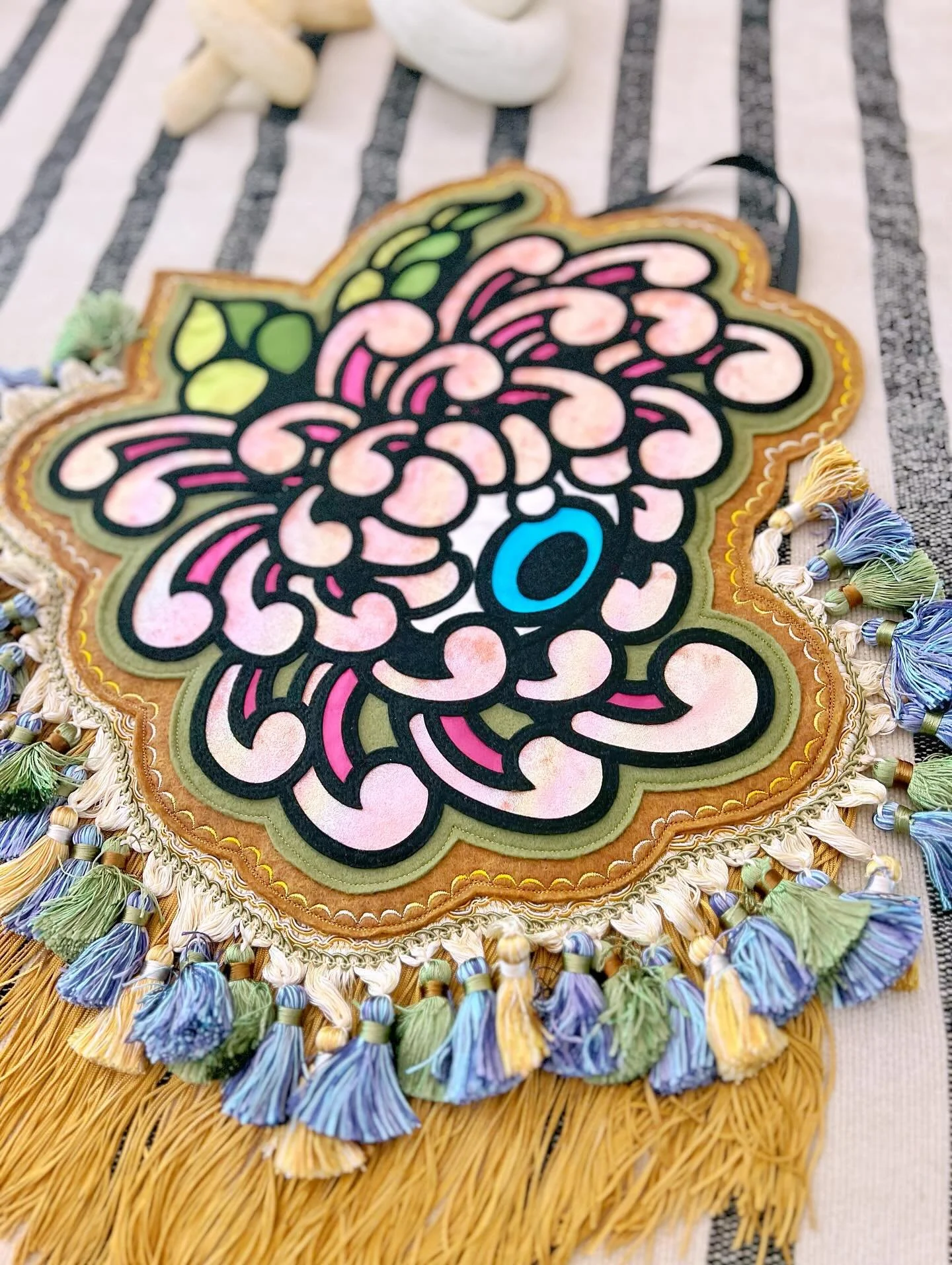 THE GARDEN OF LIGHT, THE GARDEN OF STARS. Available at the Baltimore Tattoo Arts Expo, April 24-26. 

This one is so fun! A cross between traditional tattooed chrysanthemums, and, like, a beholder from Dungeons &amp; Dragons(?). I wanted it to be rea