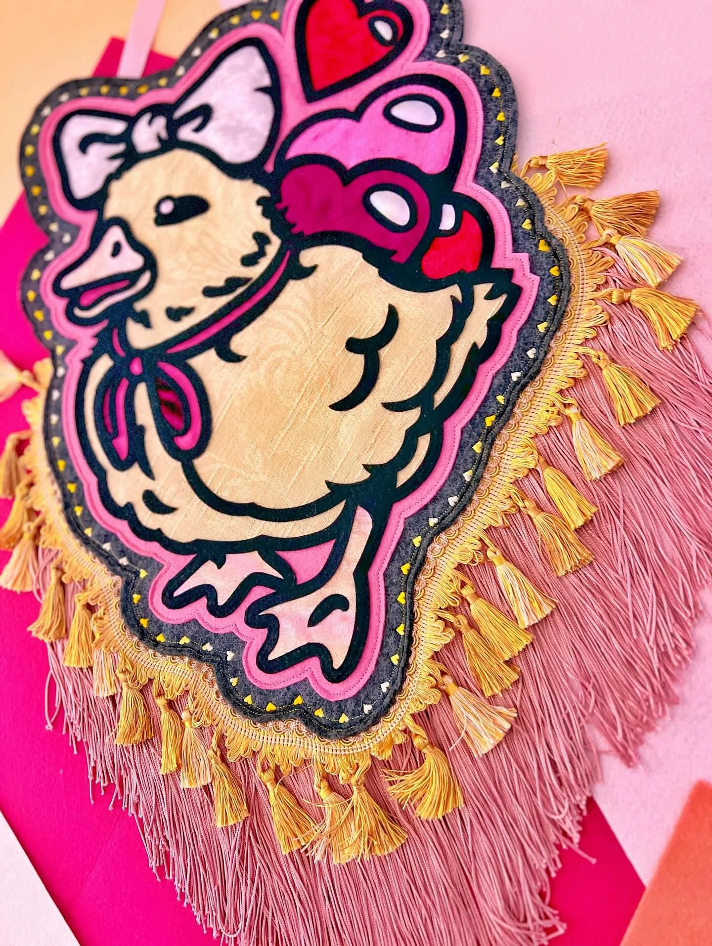 THE BEARER OF GIFTS AND EVEN MORE. Available at the Baltimore Tattoo Arts Festival, April 24-26. 

This is a cute duckling delivering big gobs of love! It has not one - but two! - bows. It is the cutest conscript in the wild ones army 🥰🐣✨Innocently