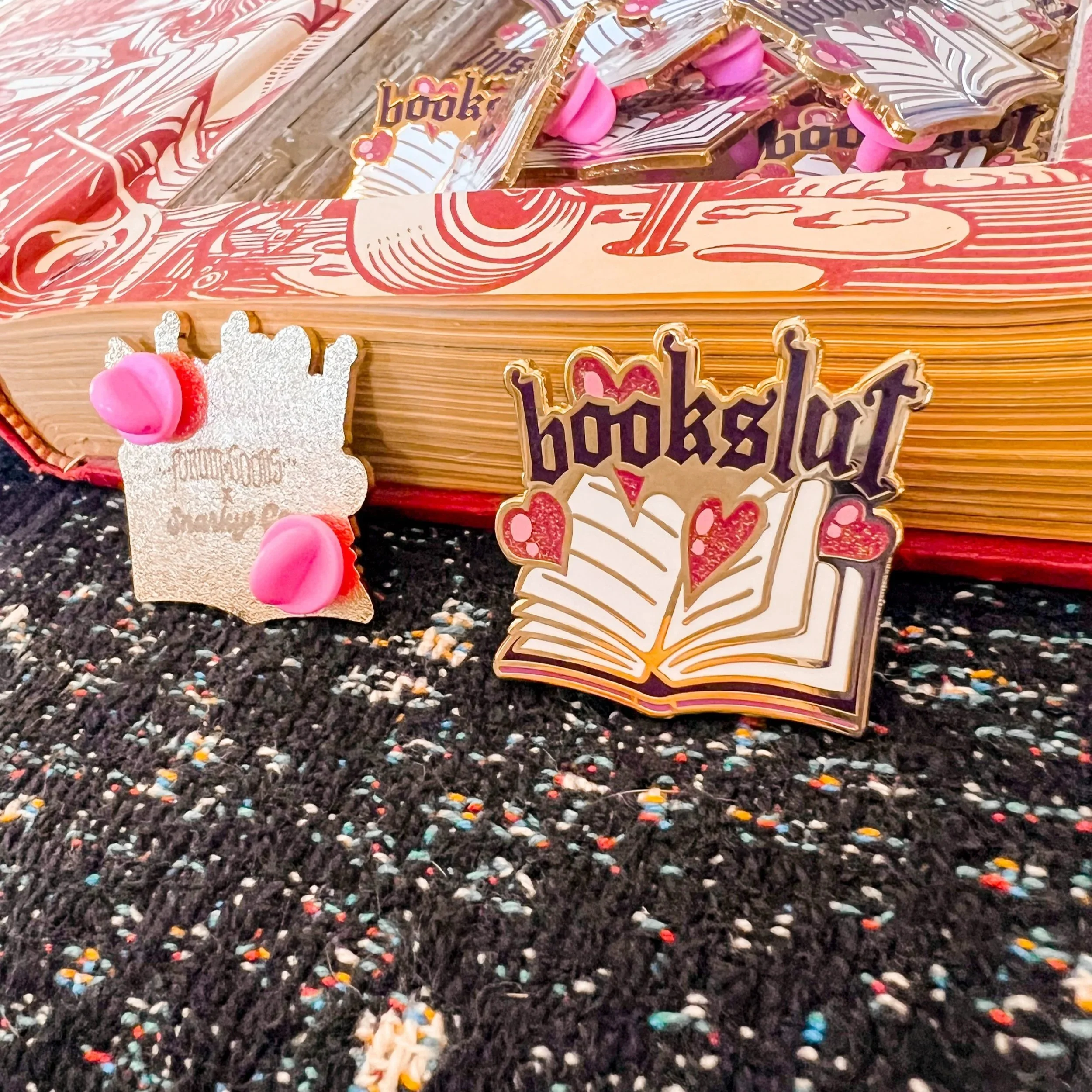 Book Slut Enamel Pin