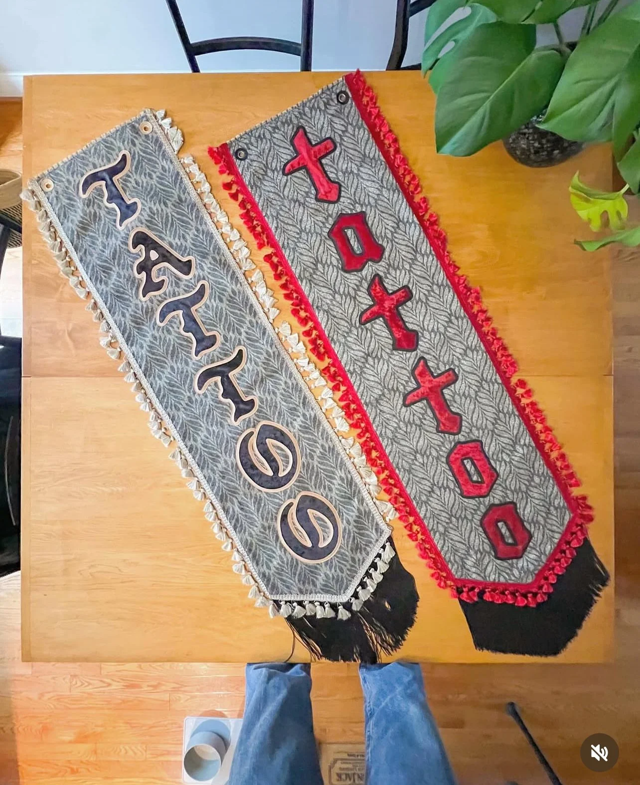 THE BIG TATTOO (red) - Long Shop Tradtional Banner