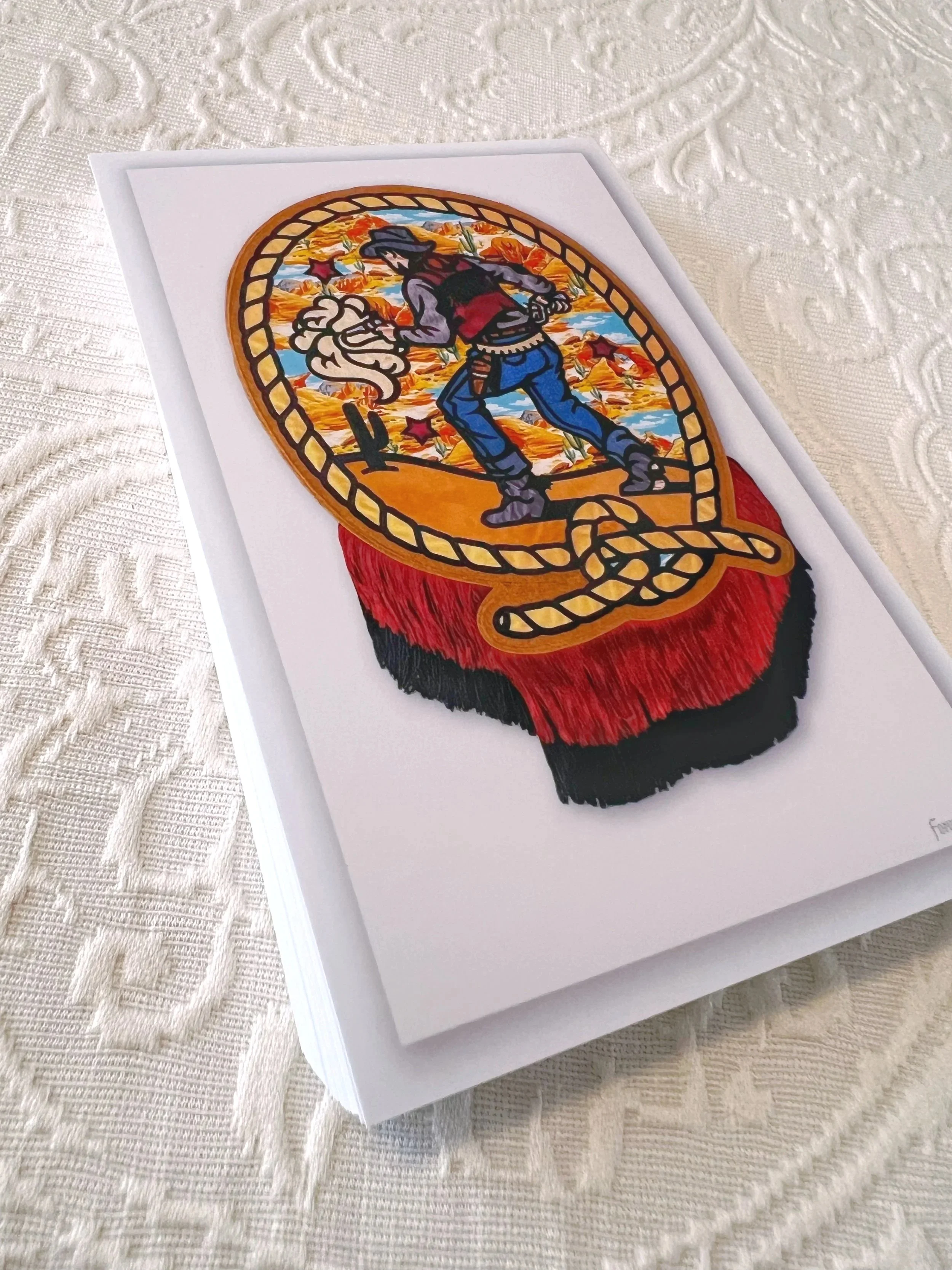 Cowboy 4x6" Mini Art Print