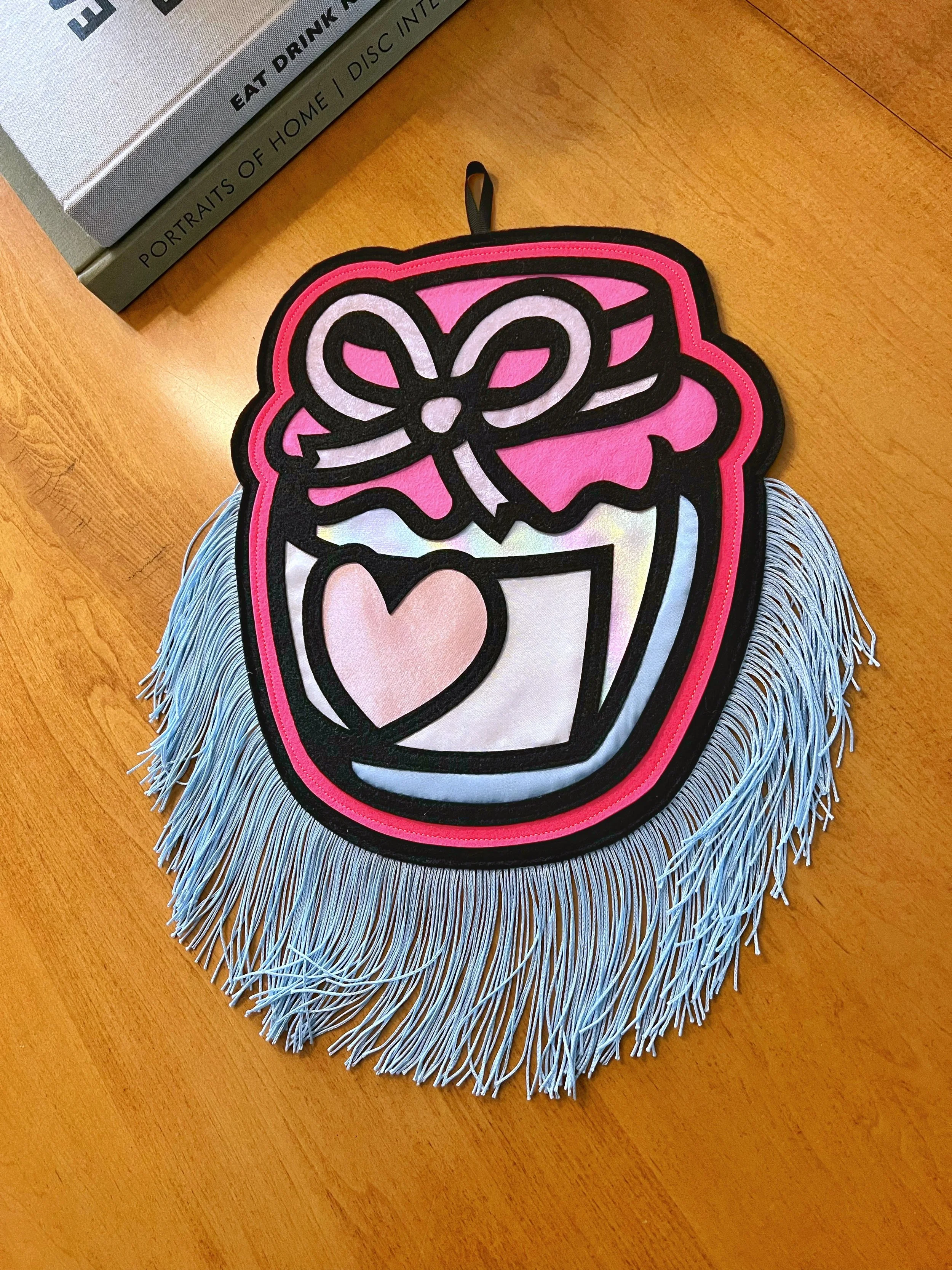 THE LOVE JAM - Cute Heart Strawberry Jam Jar Banner