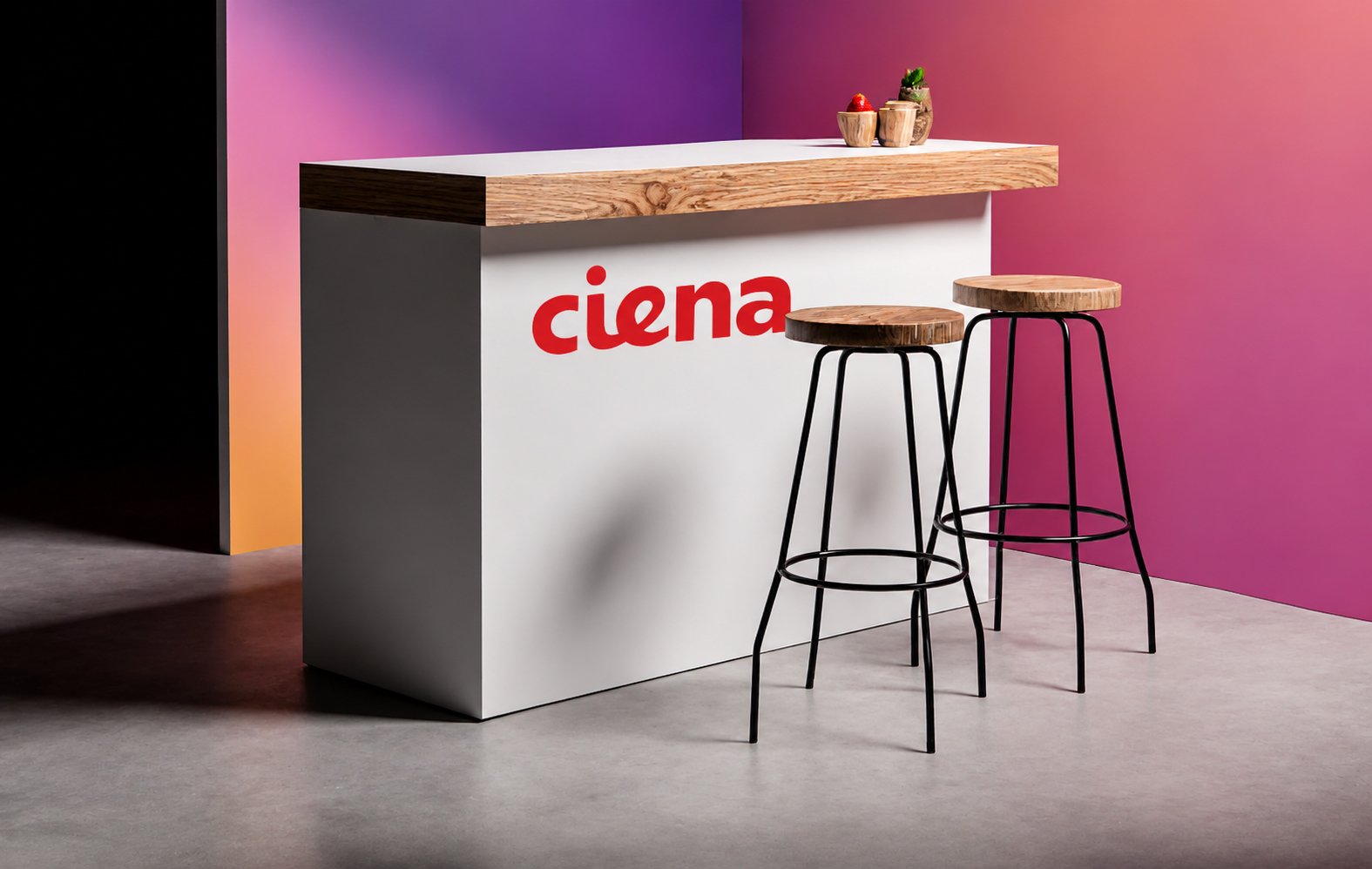 Ciena — Trade show and brand environment