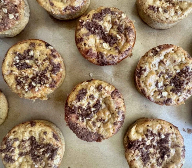 Cinnamon Cottage Cheese Muffins