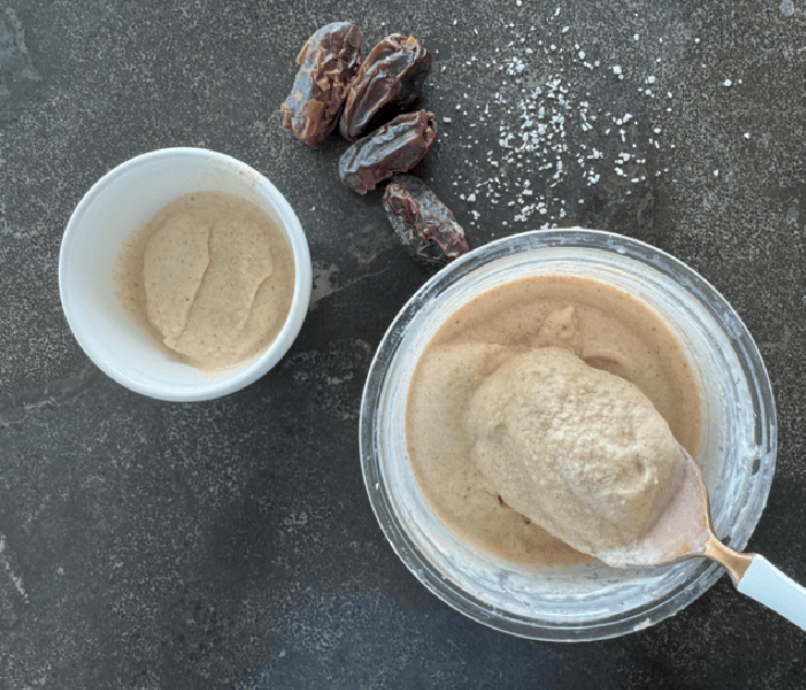 Salted Caramel Frozen Yogurt