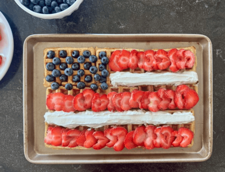 Light &amp; Fluffy Cottage Cheese Waffles