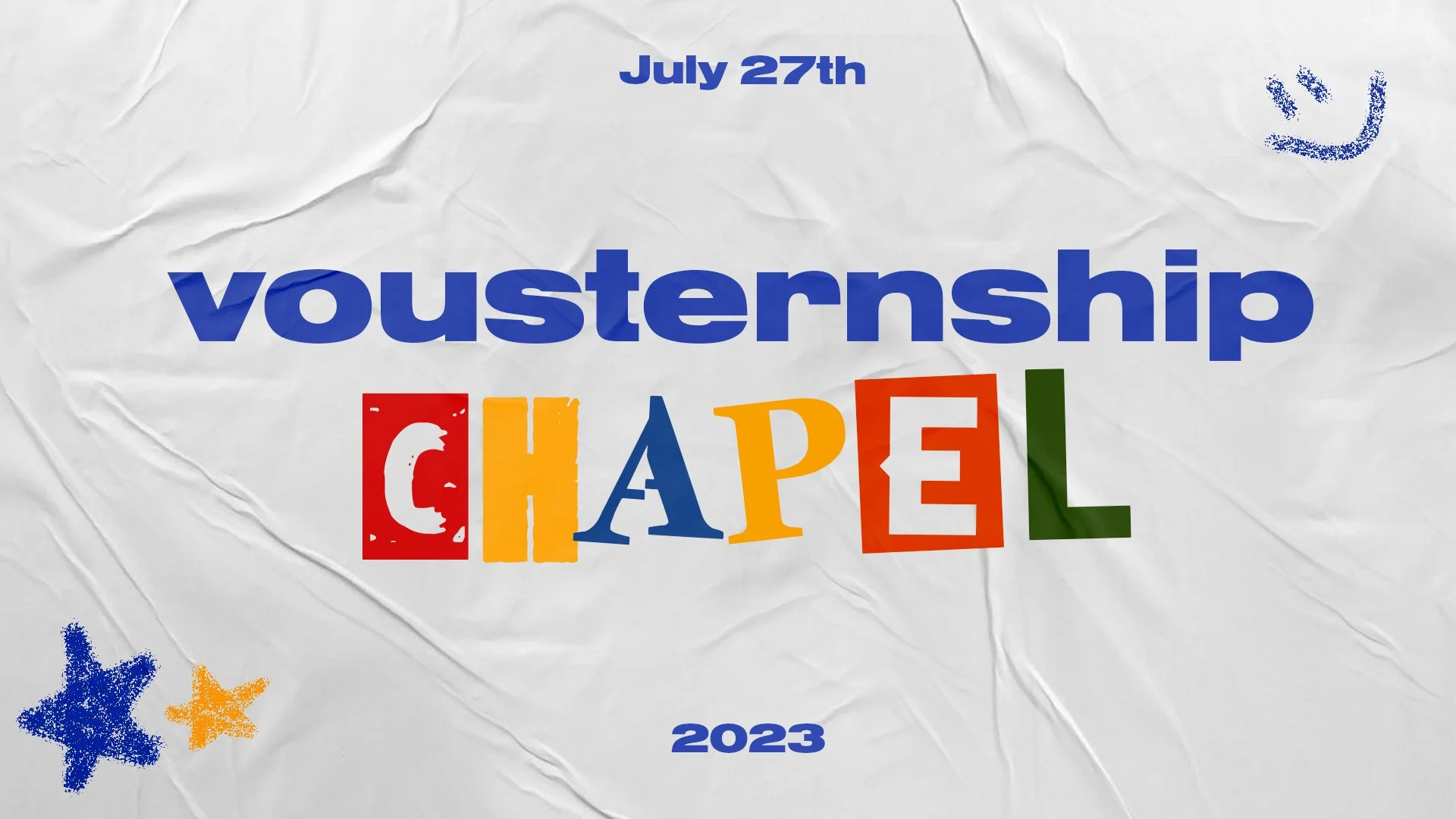 College Chapel Welcome Slide