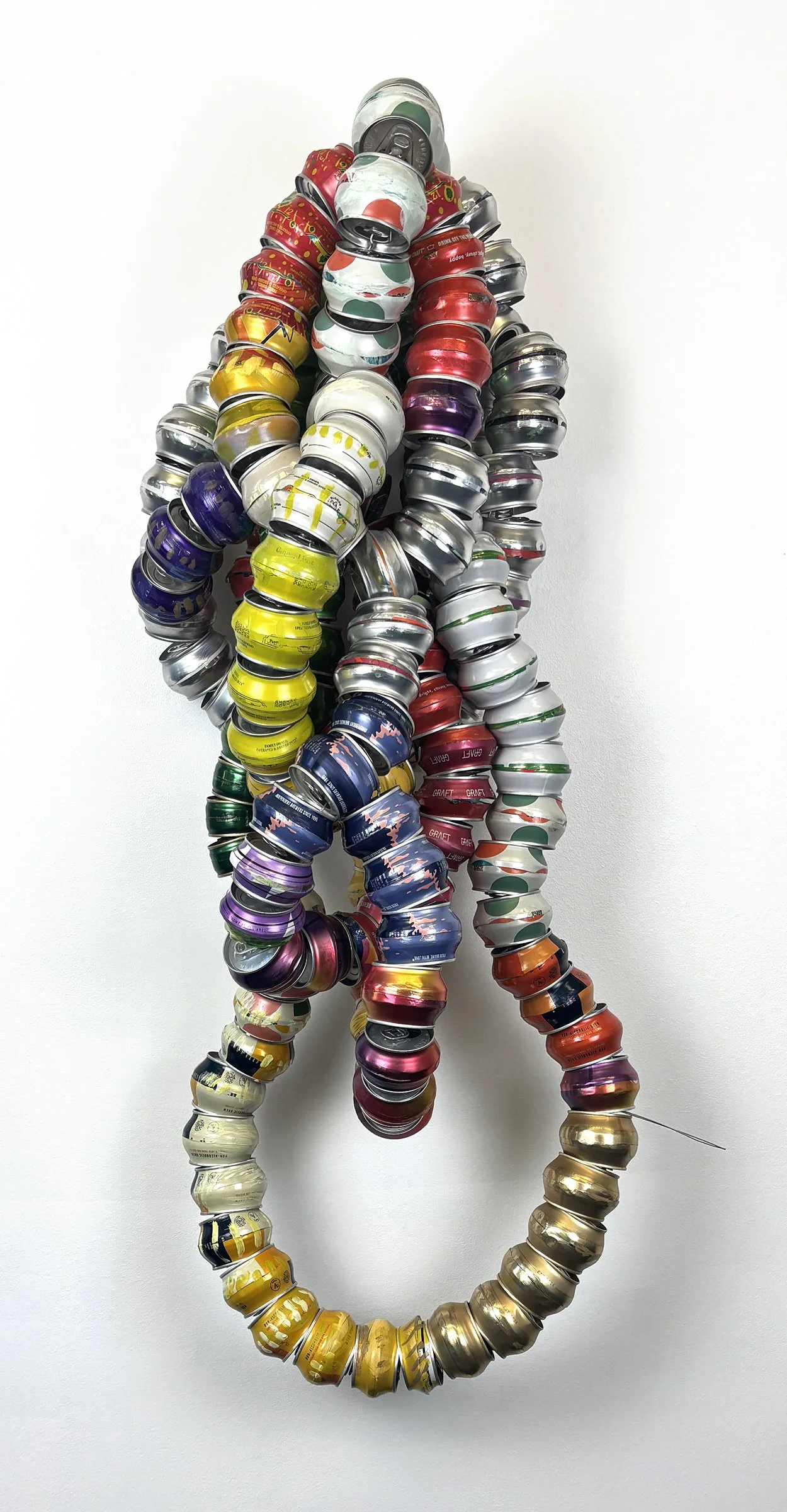 Butterflies, 2026, acrylic on repurposed aluminum, 42 h x 14 w x 13 d