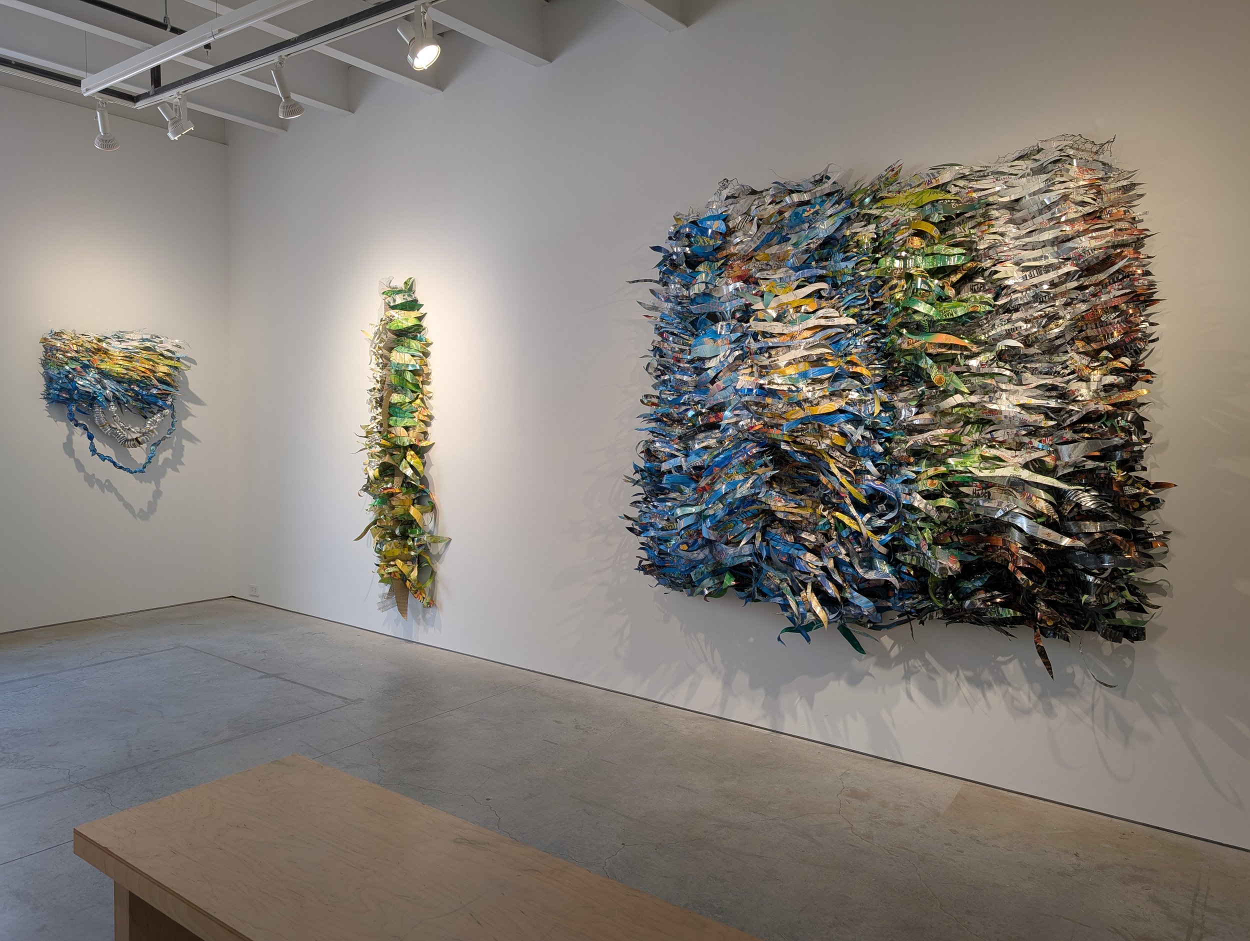 Installation view, From One to Another, Christina Massey at Art Cake 2025