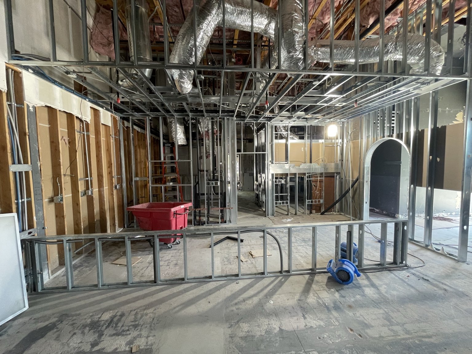 Identity Health interior build-out in progress