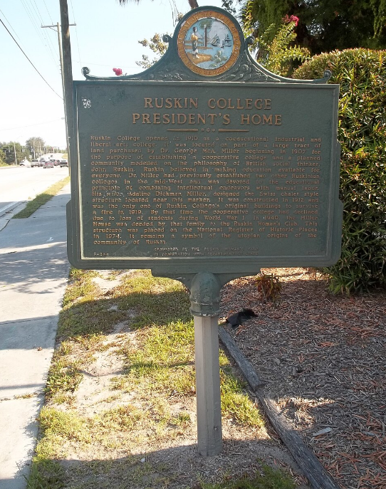 Ruskin Sign