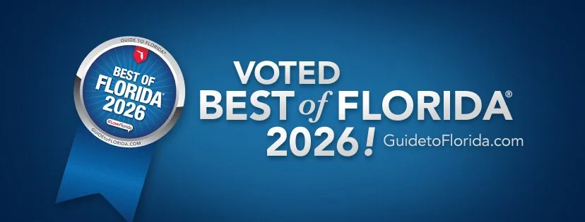 voted best of Florida 3 times!