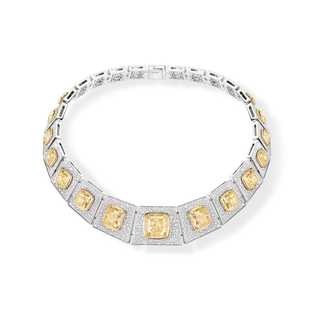 Messika Paris Collier Glitter Fever 15 diamants jaunes, diamants blancs.jpg