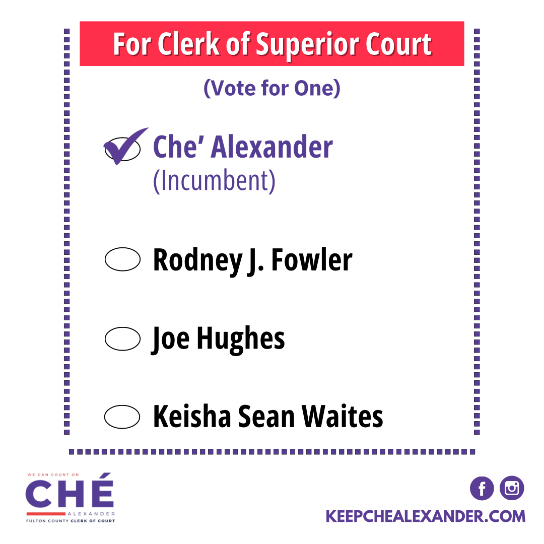 VOTE TO KEEP CHE' ALEXANDER 2024