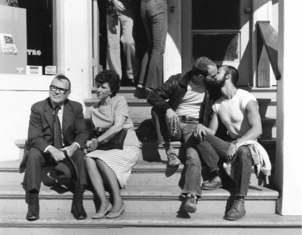 Crawford Barton 1977
'Castro Clones Kissing'
Location: 584 Castro Street