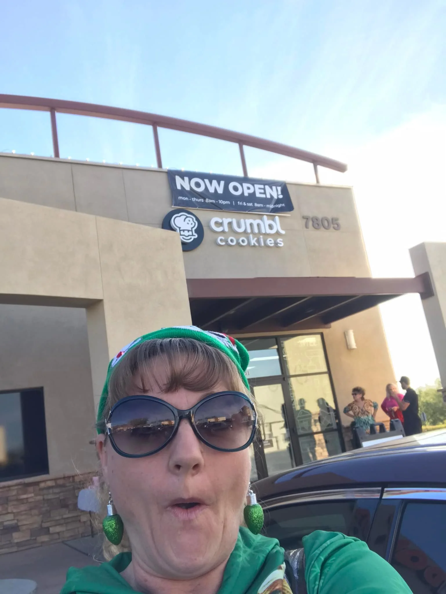 The Ribbon cutting of Crumbl Cookies