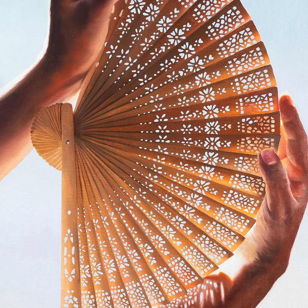 Sarah Park - Sunlit Symphony - 40x50cm - Oil on Linen Board - Web close up.jpg