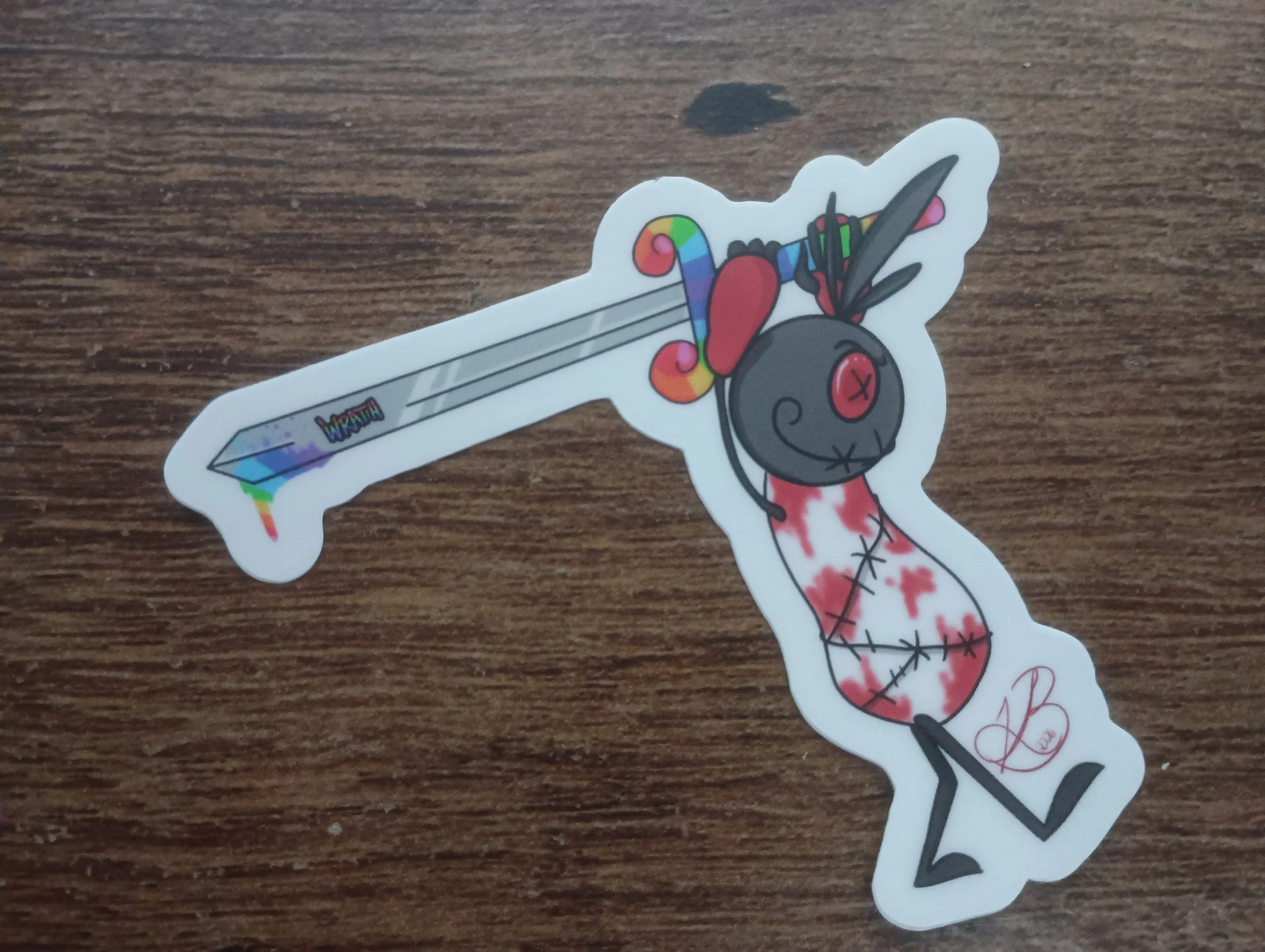 Wrath Robbie Ko-Fi Sticker