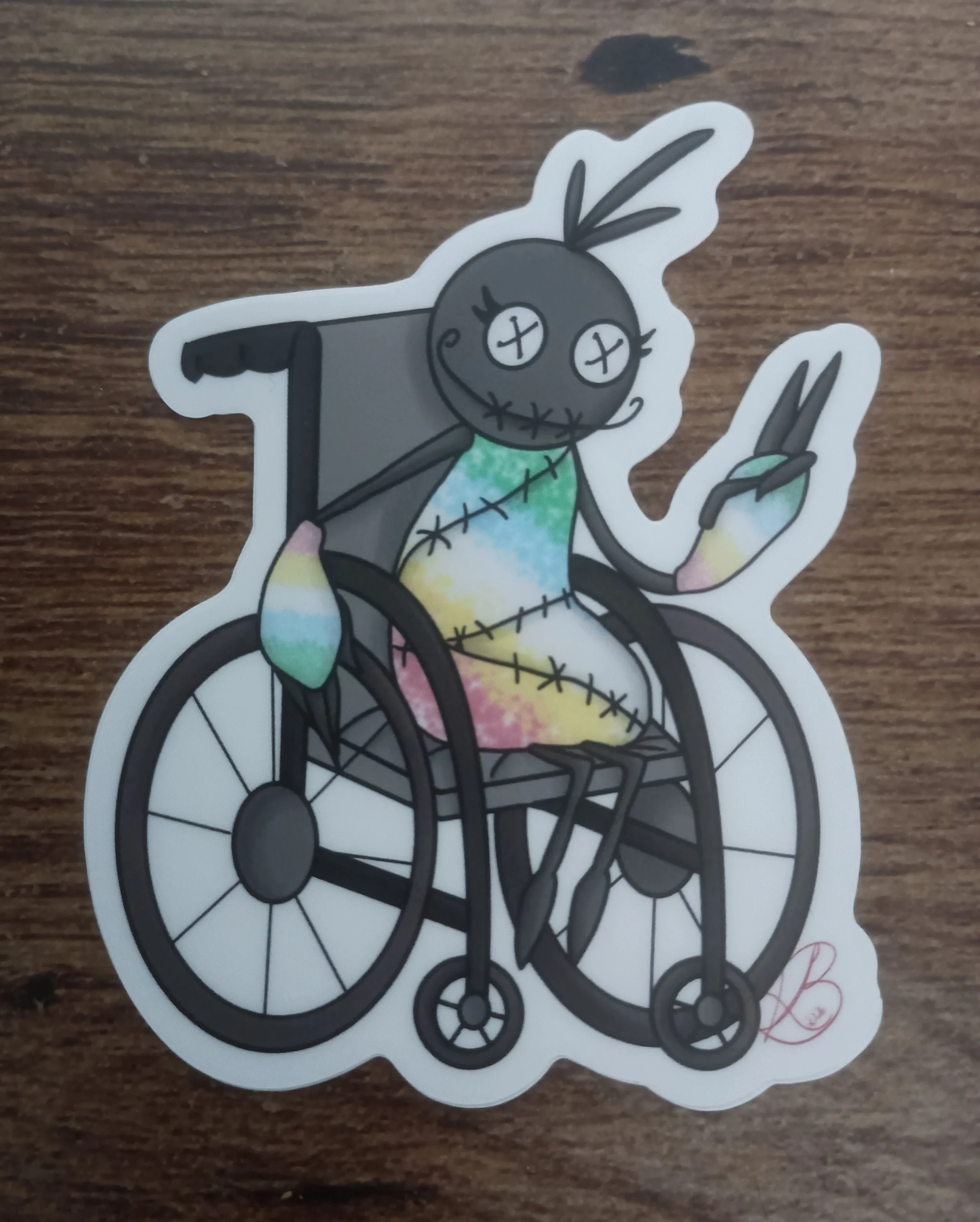 Disability Pride Month Ko-Fi Sticker