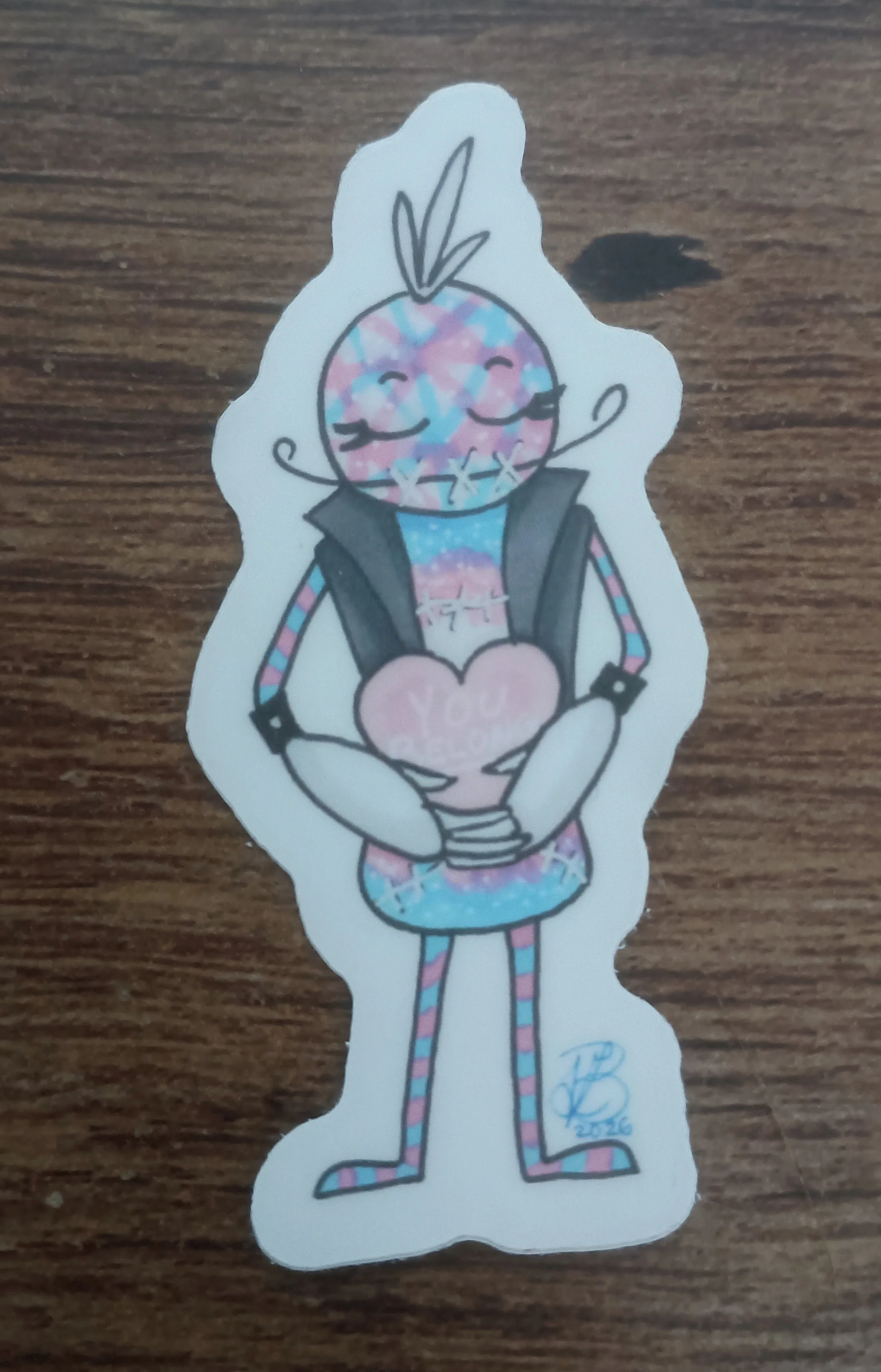 You Belong Ko-Fi Sticker