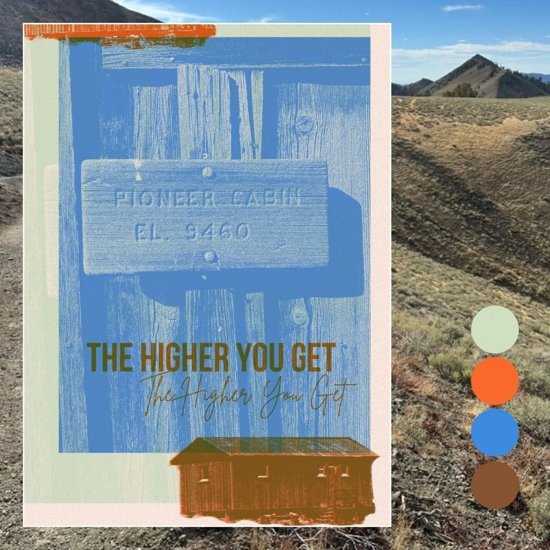 Weekend inspo. ⁠
⁠
#thehigheryouget ⁠
#weekendmood #colors⁠
#printmaking