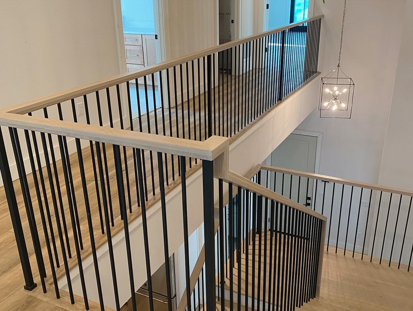 The staircase is such a focal point for this home and it&rsquo;s turning out to be a stunner! #Buildingprojects #buildingplans #buildingjourney #customhomebuilding #customhomebuild #housebuilder #buildinghomes #custombuilders #localbuilder #customhom