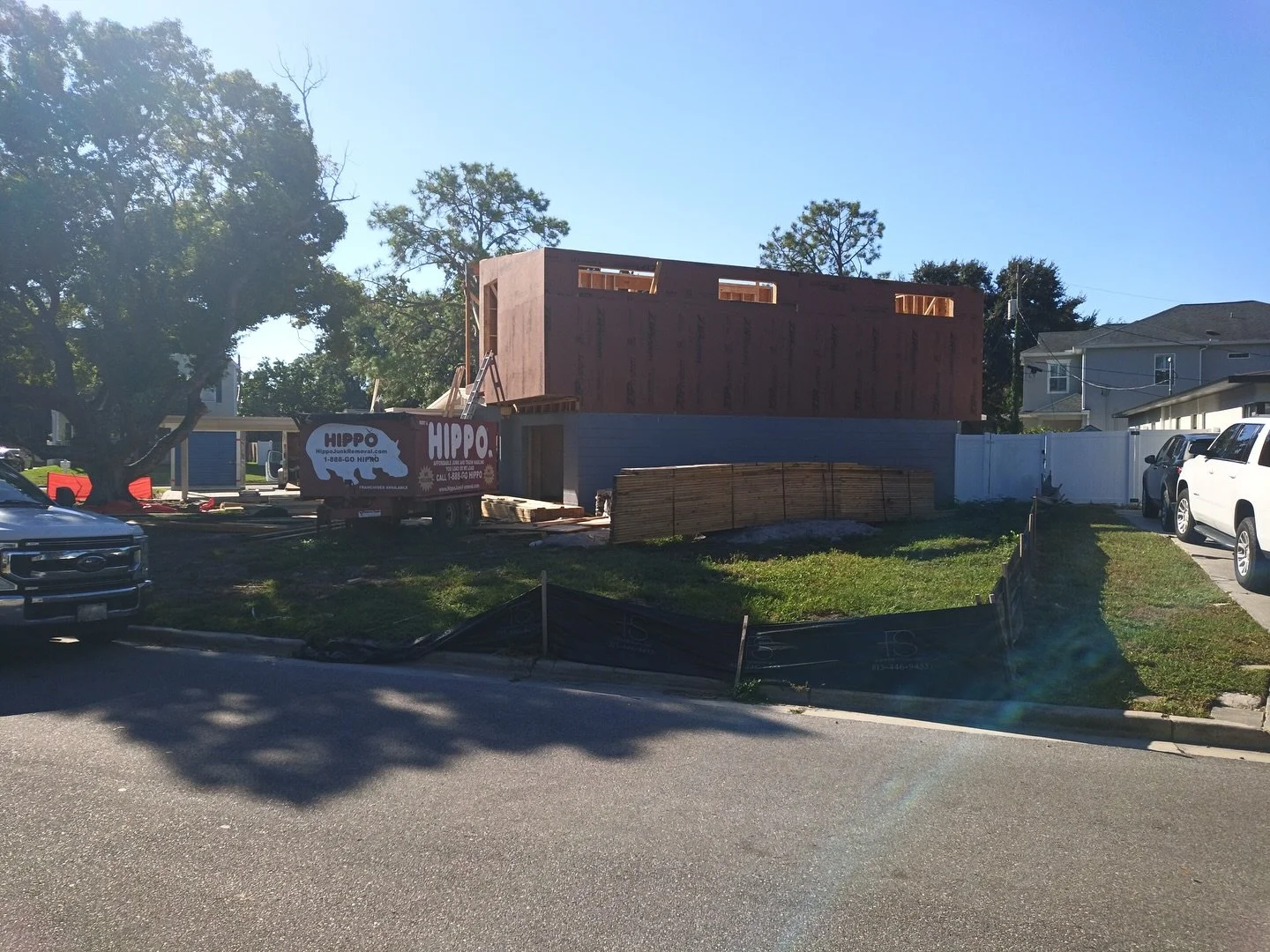 Framing progress at 3611 Sterling Circle!
This addition is really taking shape &mdash; second-story walls are up and the structure is starting to show its new form. Exciting to see this transformation unfold as we bring even more livable space to thi