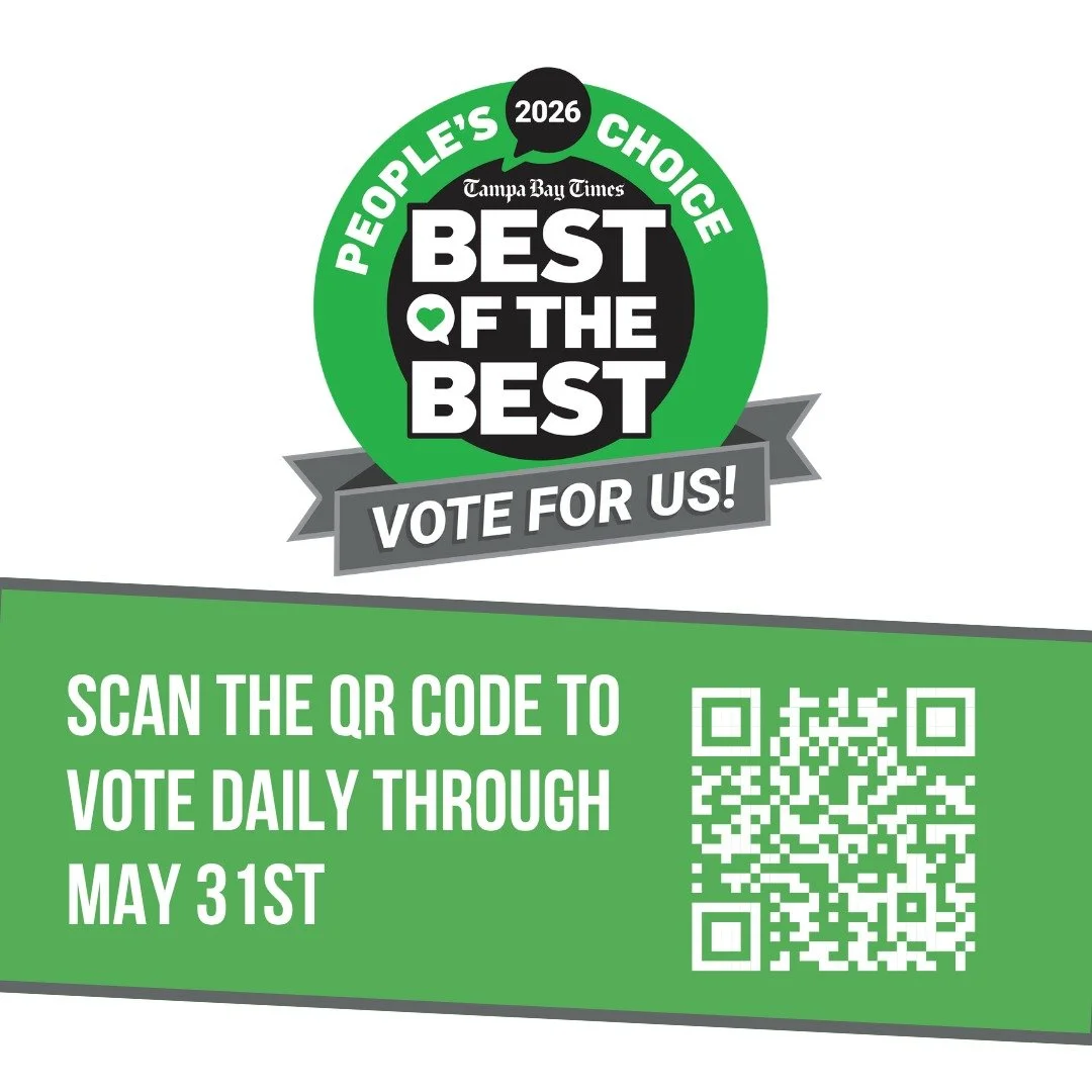 We&rsquo;re honored to announce that we&rsquo;ve been nominated for Tampa Bay's Best of the Best!
 
Thank you to our amazing clients, partners, friends, and community for supporting us along the way. Your trust means everything to our team.
 
Voting 