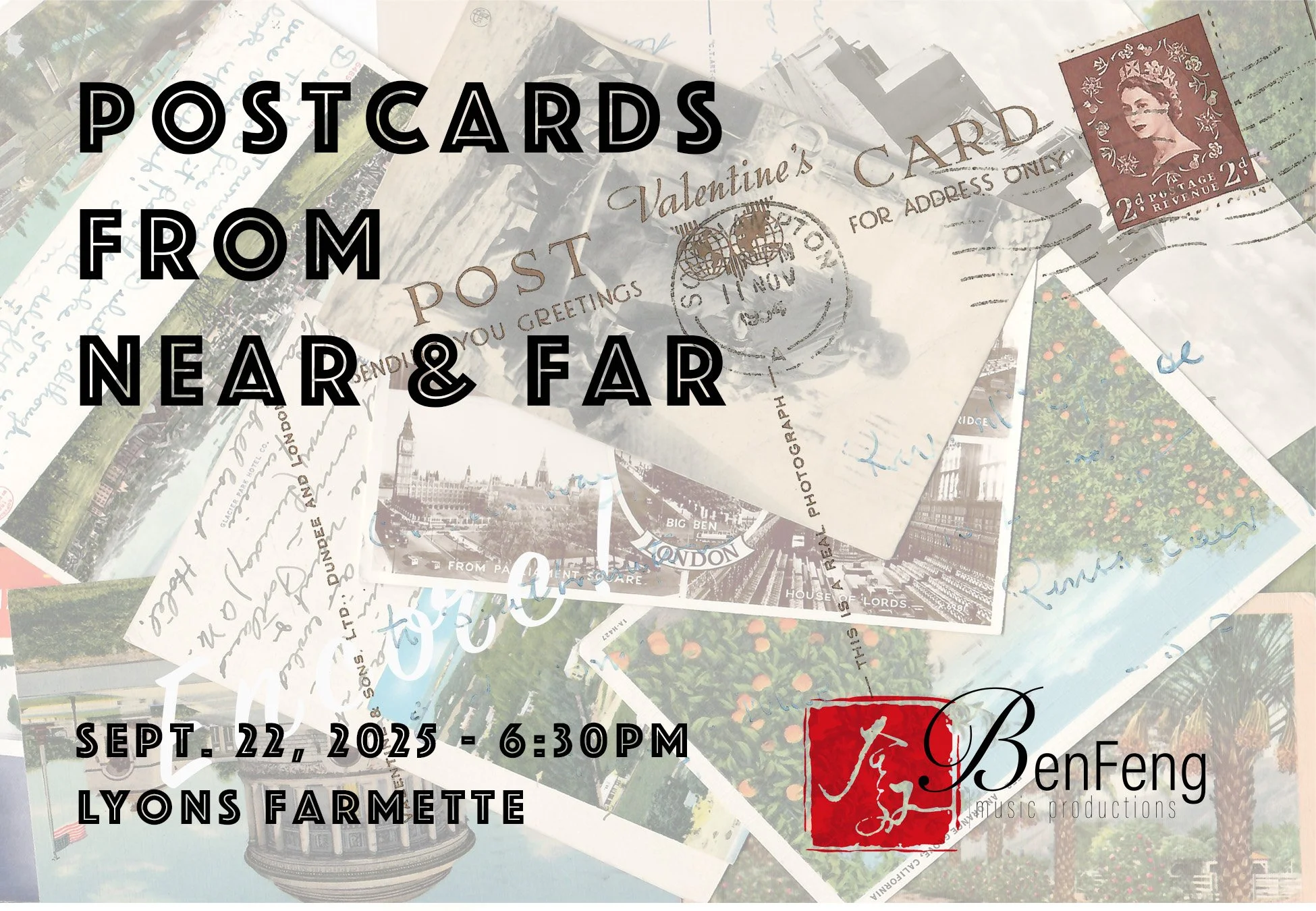 Farmette Music Soirée: Postcards from Near and Far