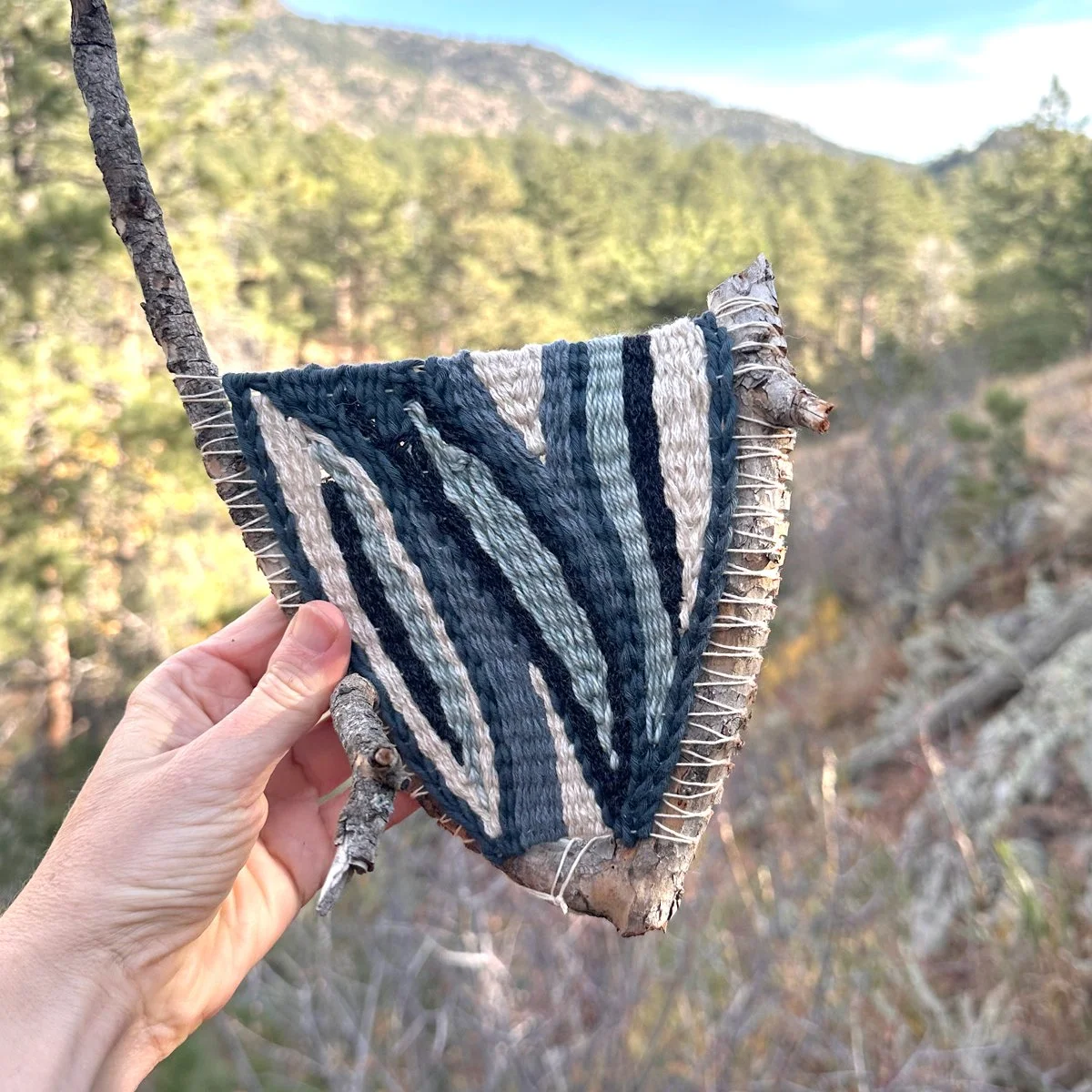 Branch Tapestry Weaving