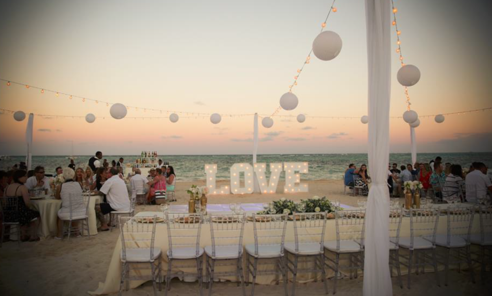 Dreams Royal Beach Wedding Reception on Beach2.png