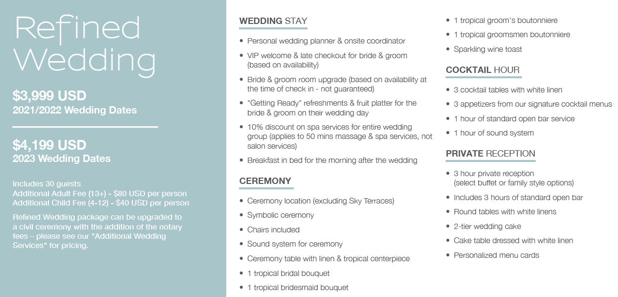 Royalton riviera Cancun Refined Wedding Package.png