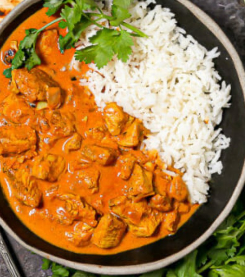 Butter chicken set for one