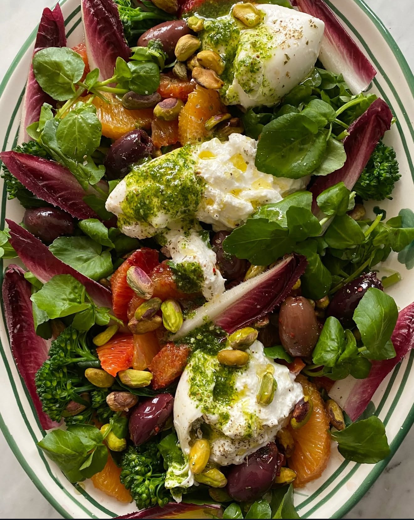 Burrata salad