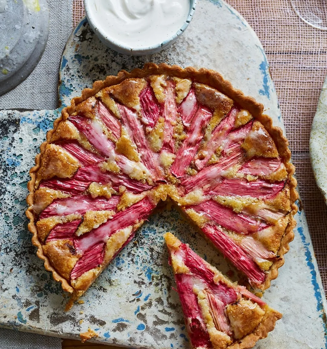 Rhubarb Custard Tart (May 9)