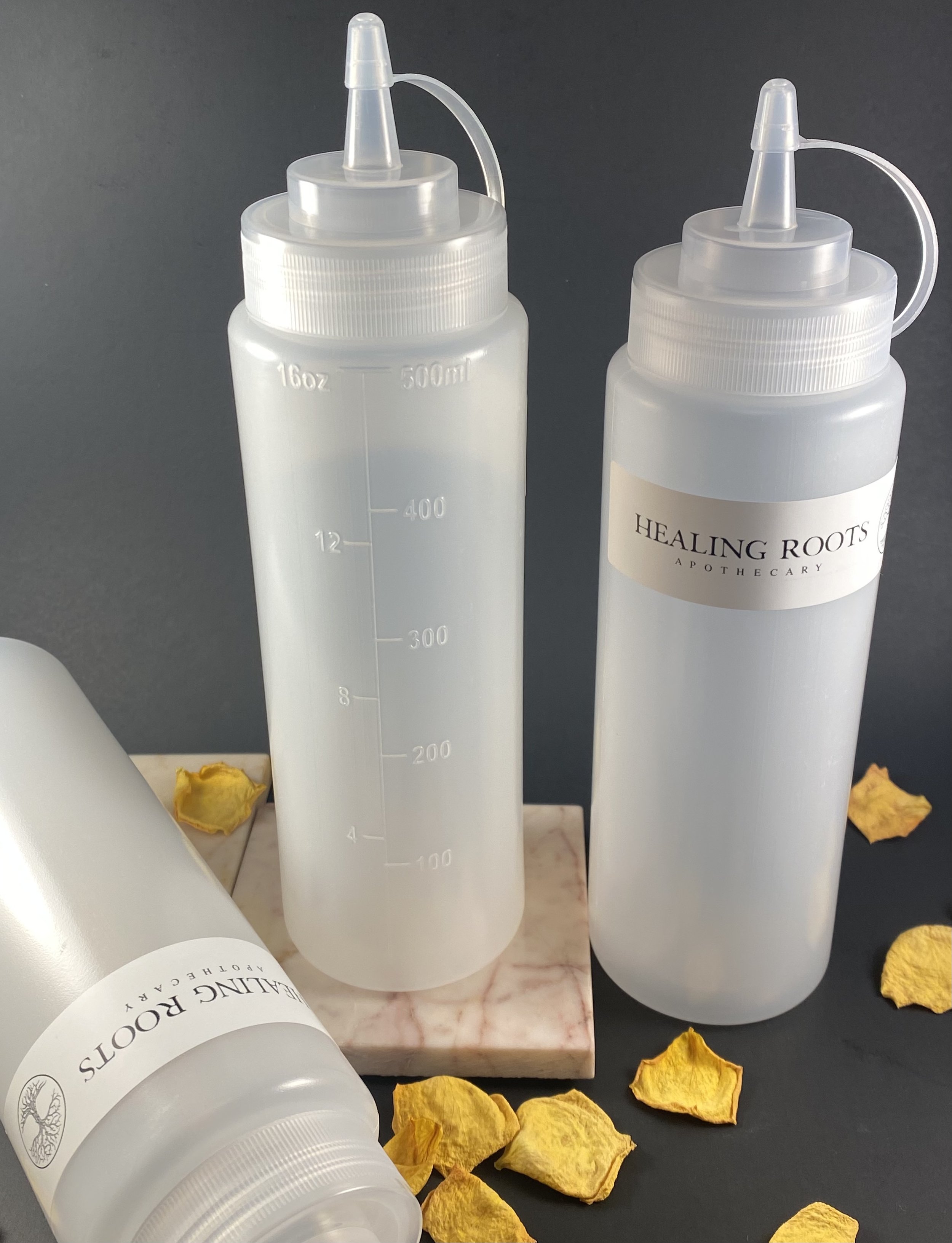 Application bottle comes with a tight-fitting attached cap closure to prevent spillage and leakage. Large wide mouth opening making it easy to fill.