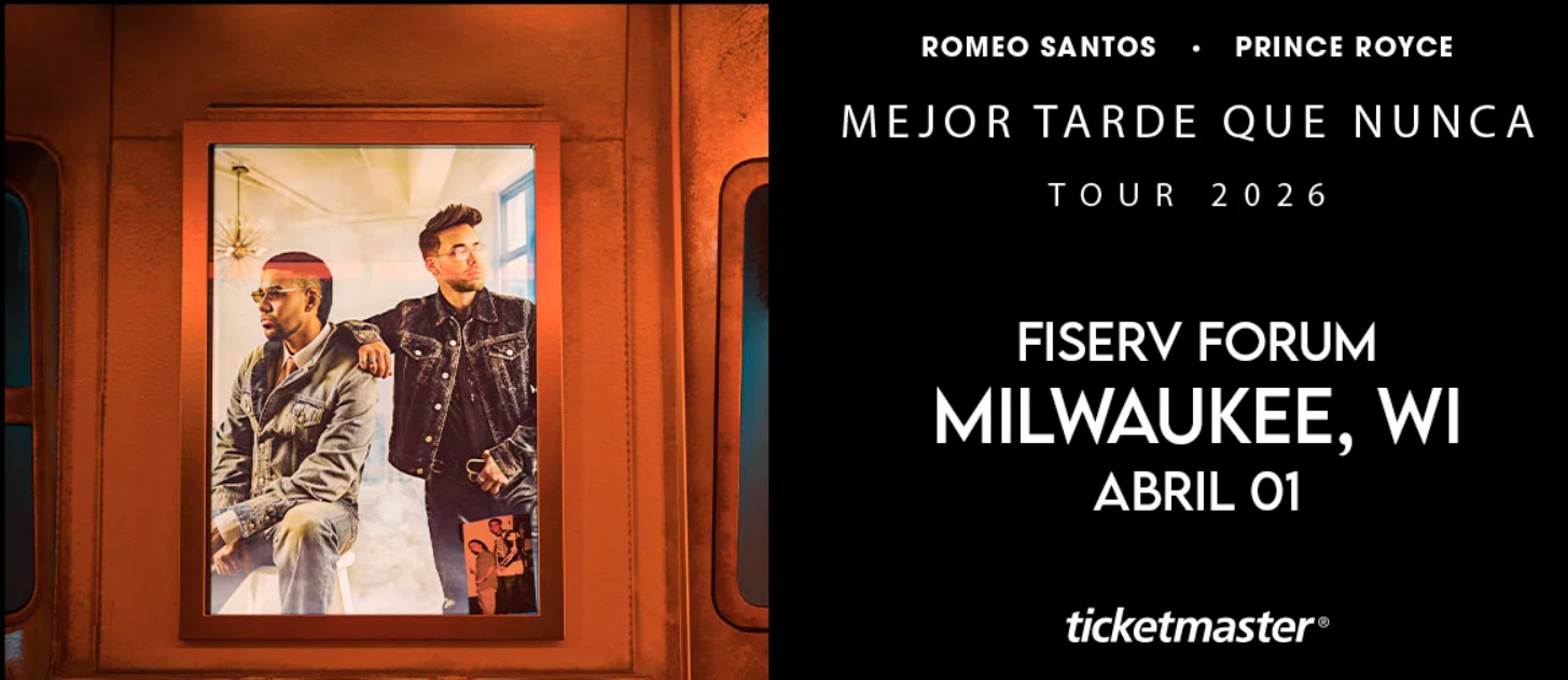 Romeo Santos &amp; Prince Royce - Mejor Tarde Que Nunca Tour 2026