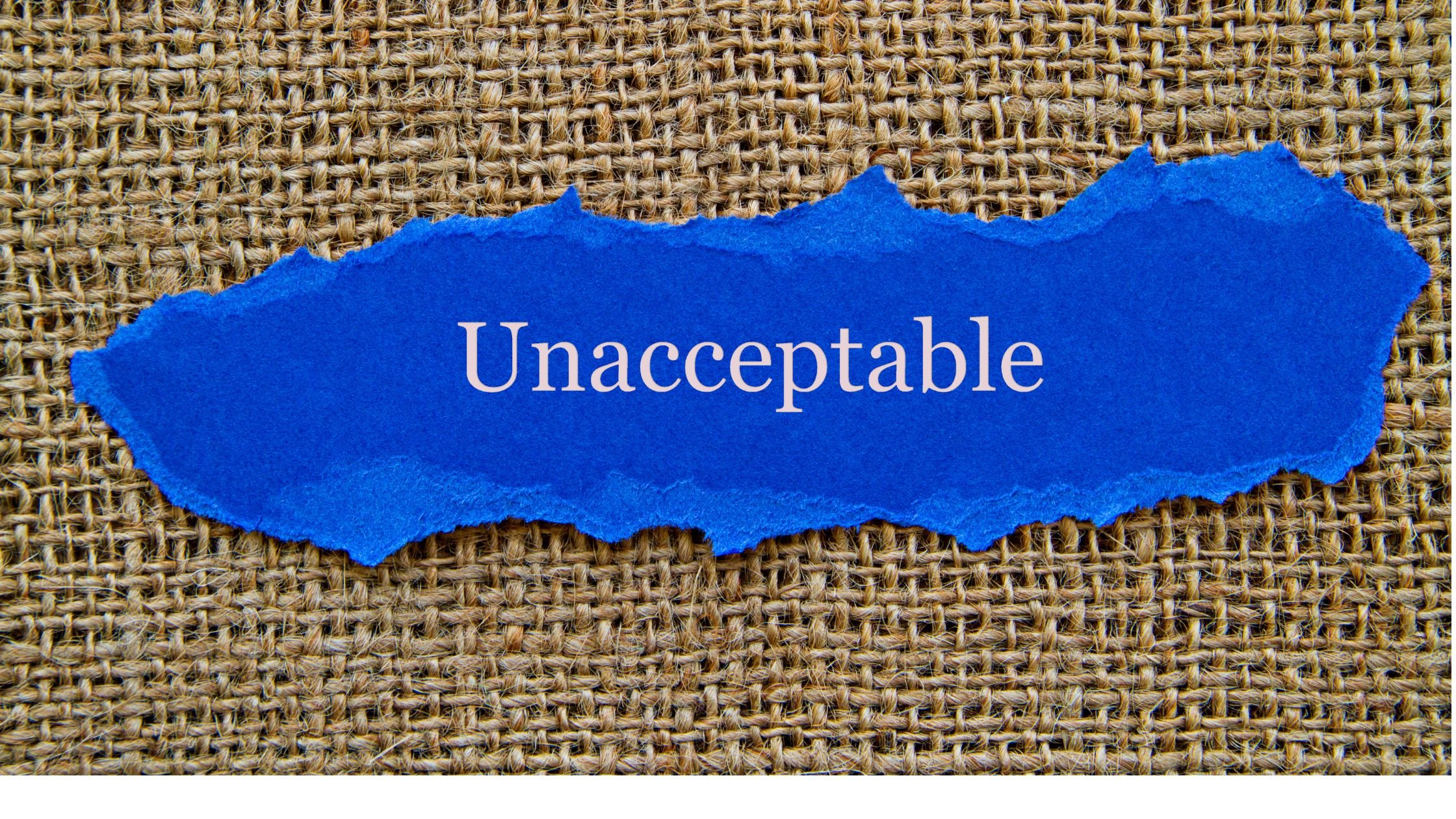 Accepting the Unacceptable