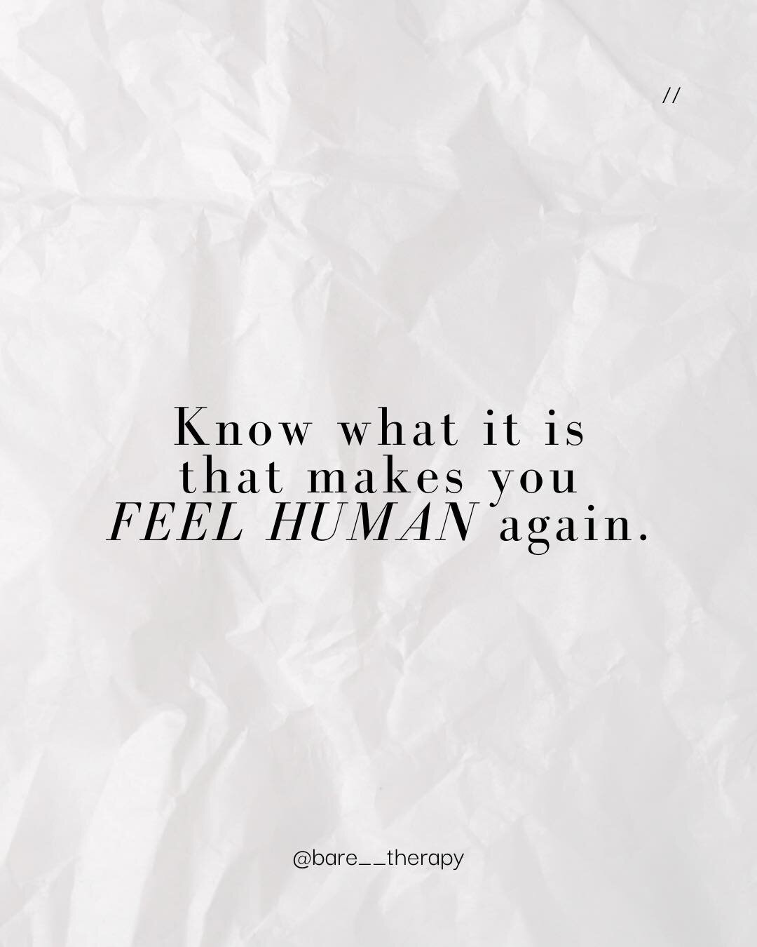 What can you turn to when you need to feel alive again?

Similar to the Five Joyful Things exercise found in #PaperbackTherapy, having a list of things that make you feel good and warm inside when you can&rsquo;t recognise yourself can be a handy emo